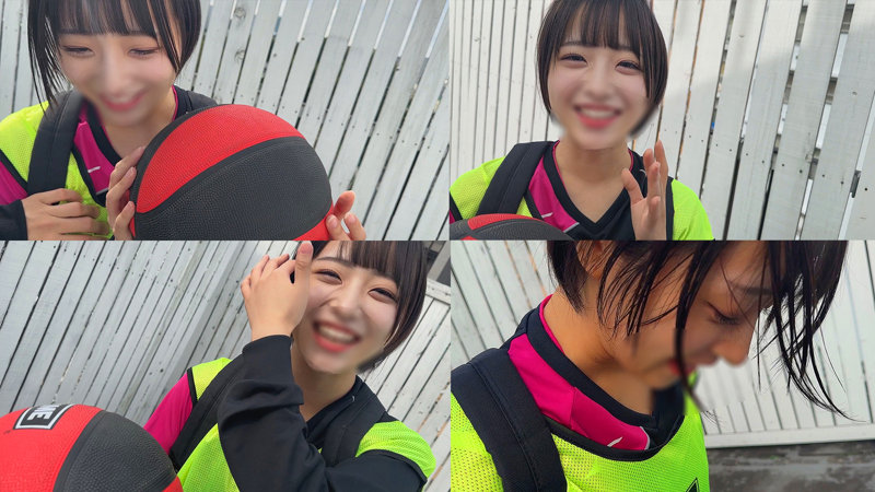 バスケ部の童顔素人が可愛すぎ！練習終わりの汗だくショートカット女子と青春セックス！